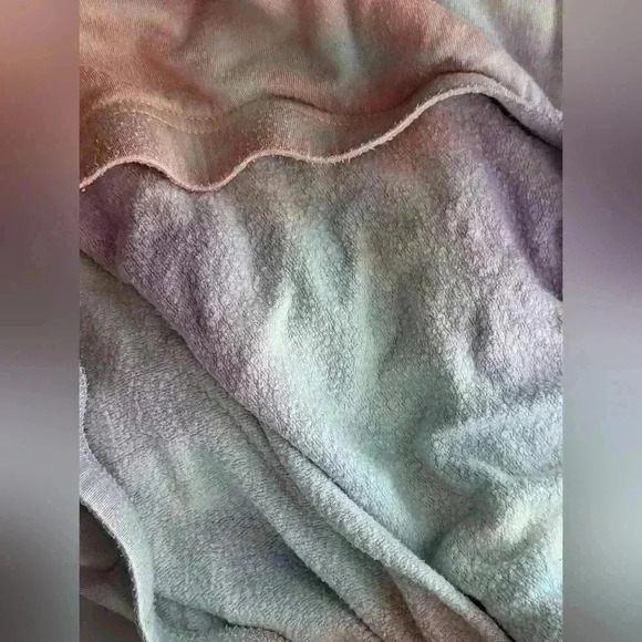 Jolie & Joy Tie Dye Hoodie Pink Pullover Sweatshirt Ladies/Juniors M - Picture 8 of 14